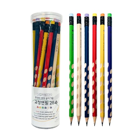 투코비 코마 삼각 교정 연필 TC-P11-36개입 2B